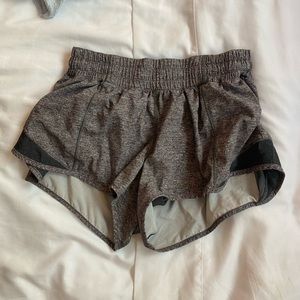 Lululemon grey workout shorts